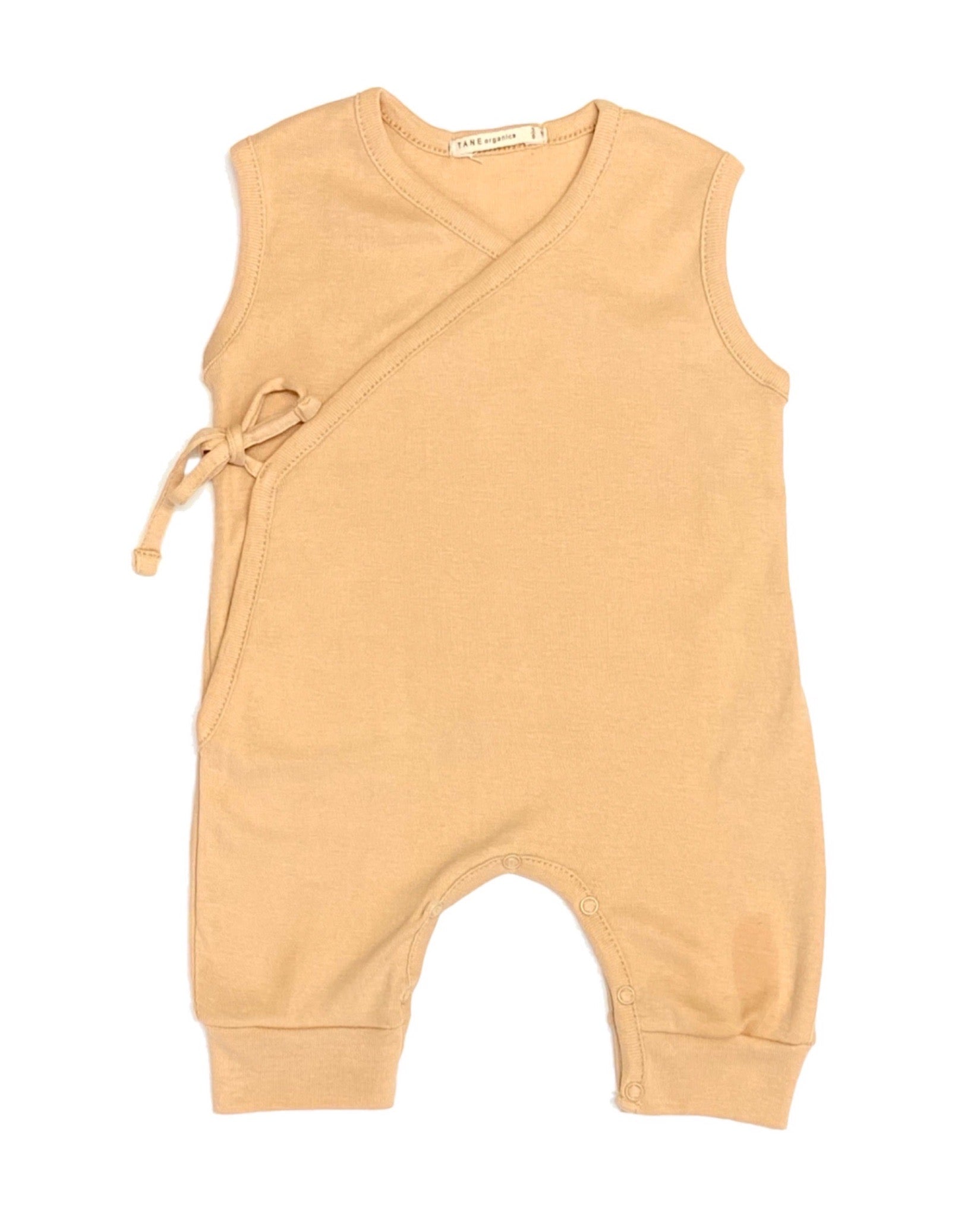Ribbed Sleeveless Kimono Playsuit