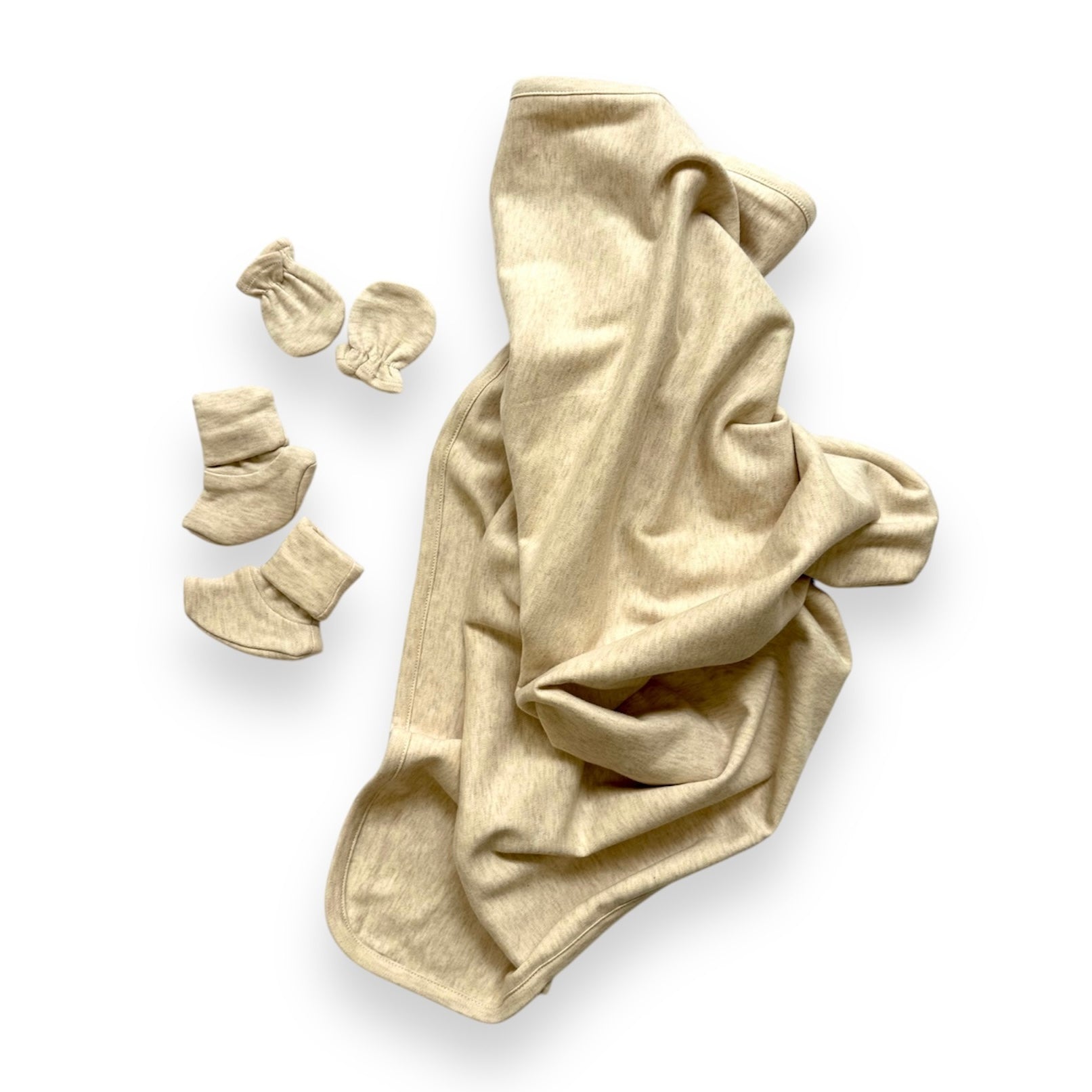Brushed Heathered Blanket Gift Set