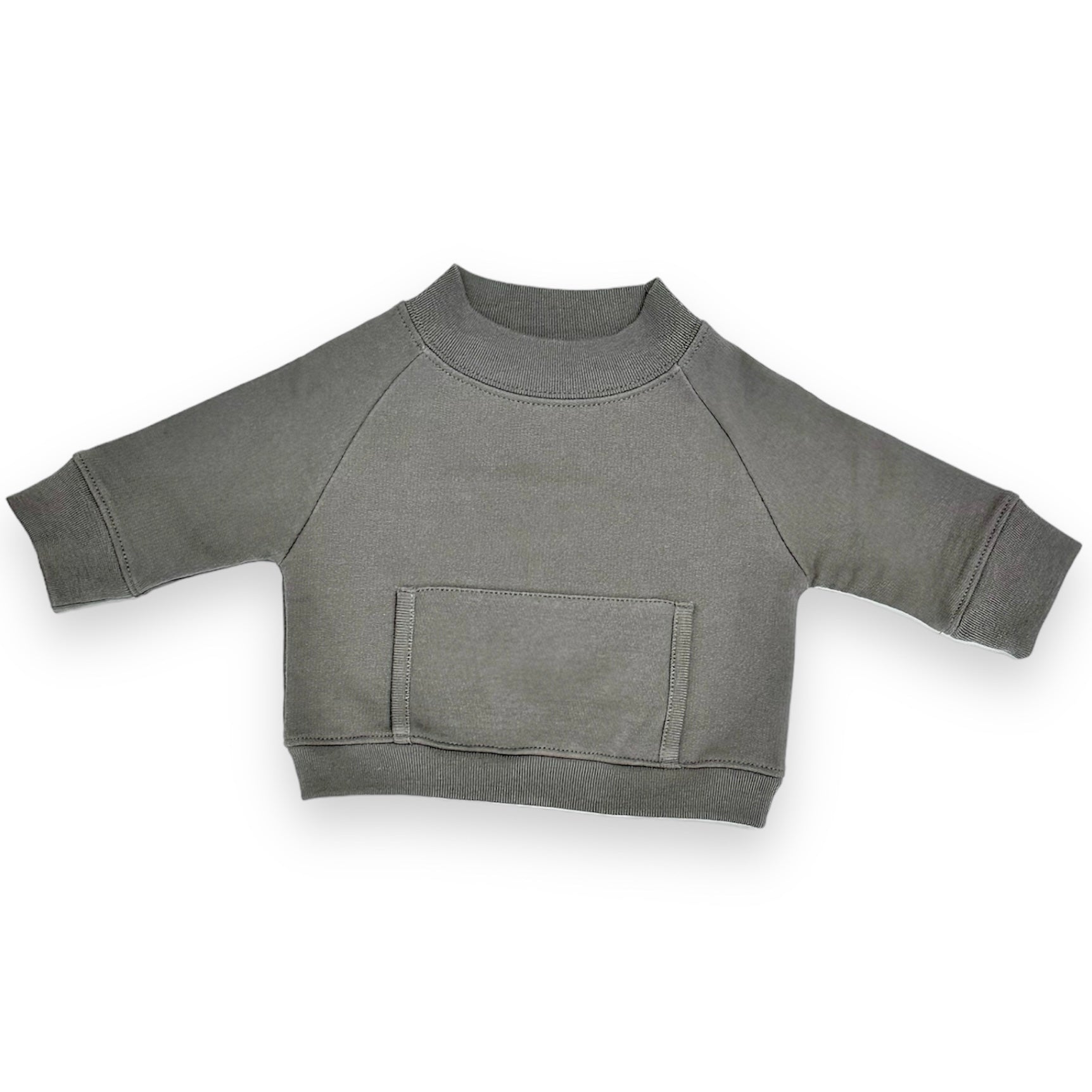 French Terry Wide Neck Raglan