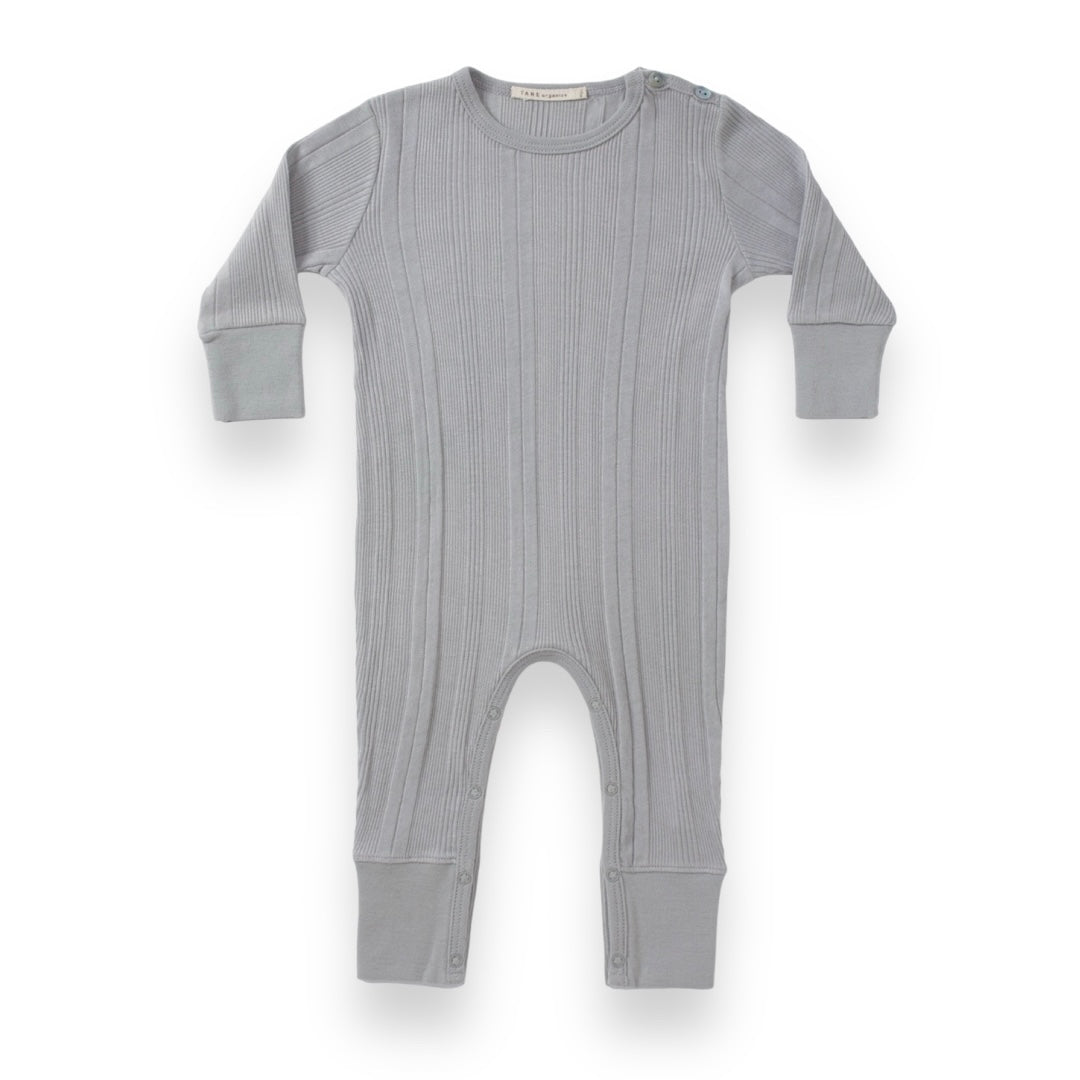 Variegated Ribbed Long Sleeved Coverall